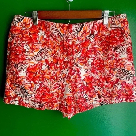 Ann Taylor LOFT Tropical Shorts Vacation Vacay‎ EUC Size 8 - Picture 1 of 4